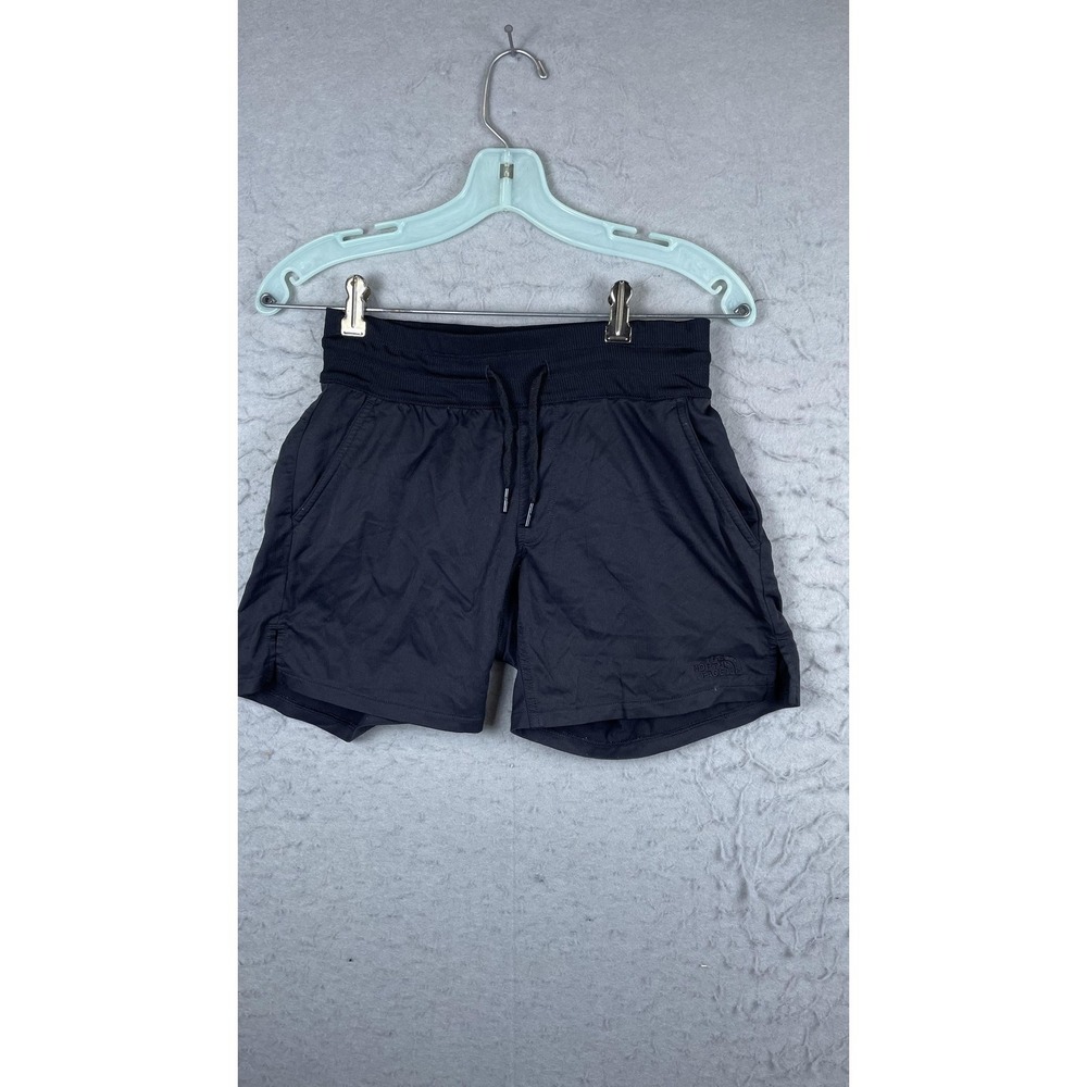 The North Face Shorts Womens XS Black Athletic Running Hiking Drawstring Pocket